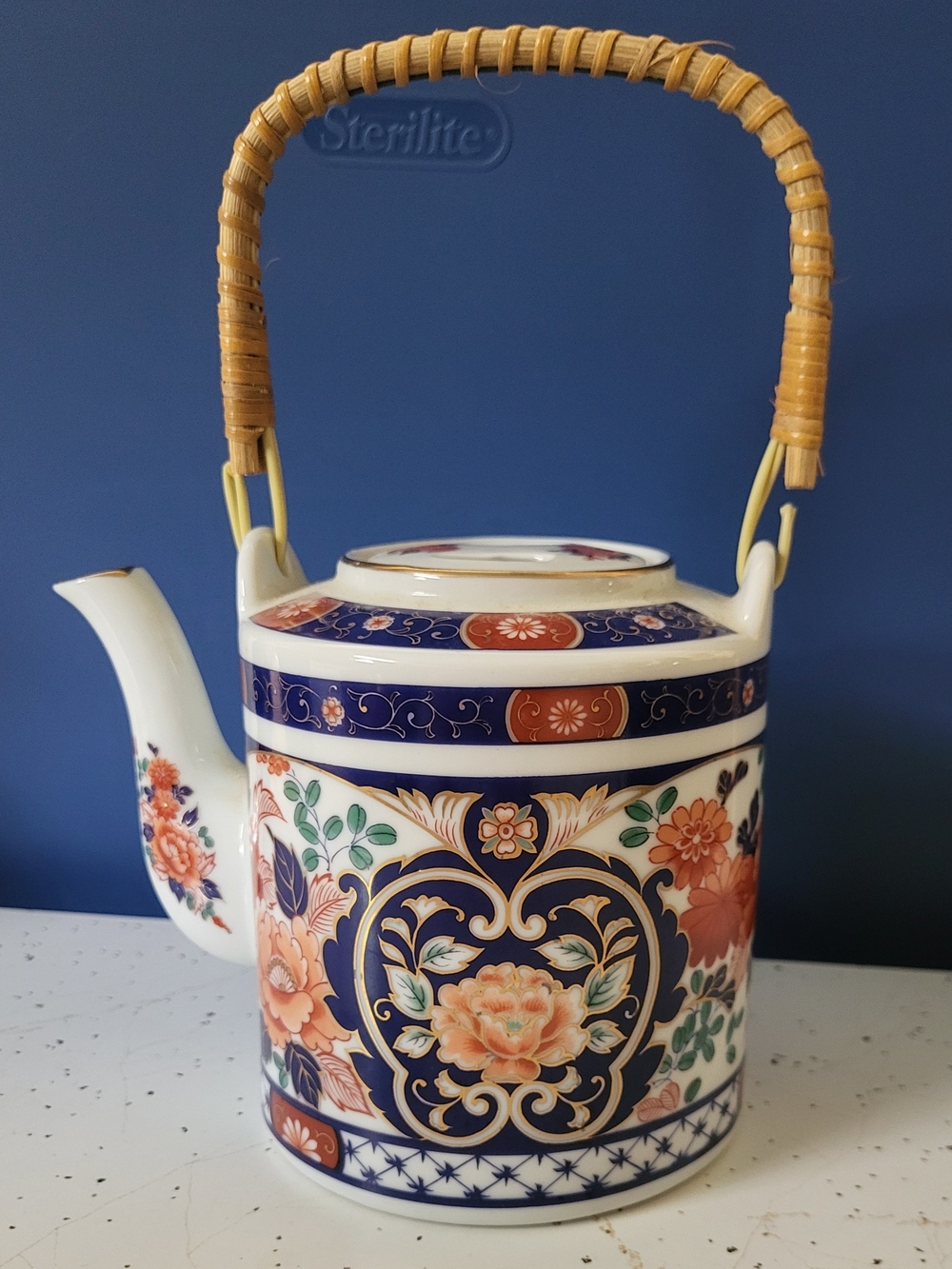 Mid Century Fred Roberts Japanese Teapot - Bamboo Handle